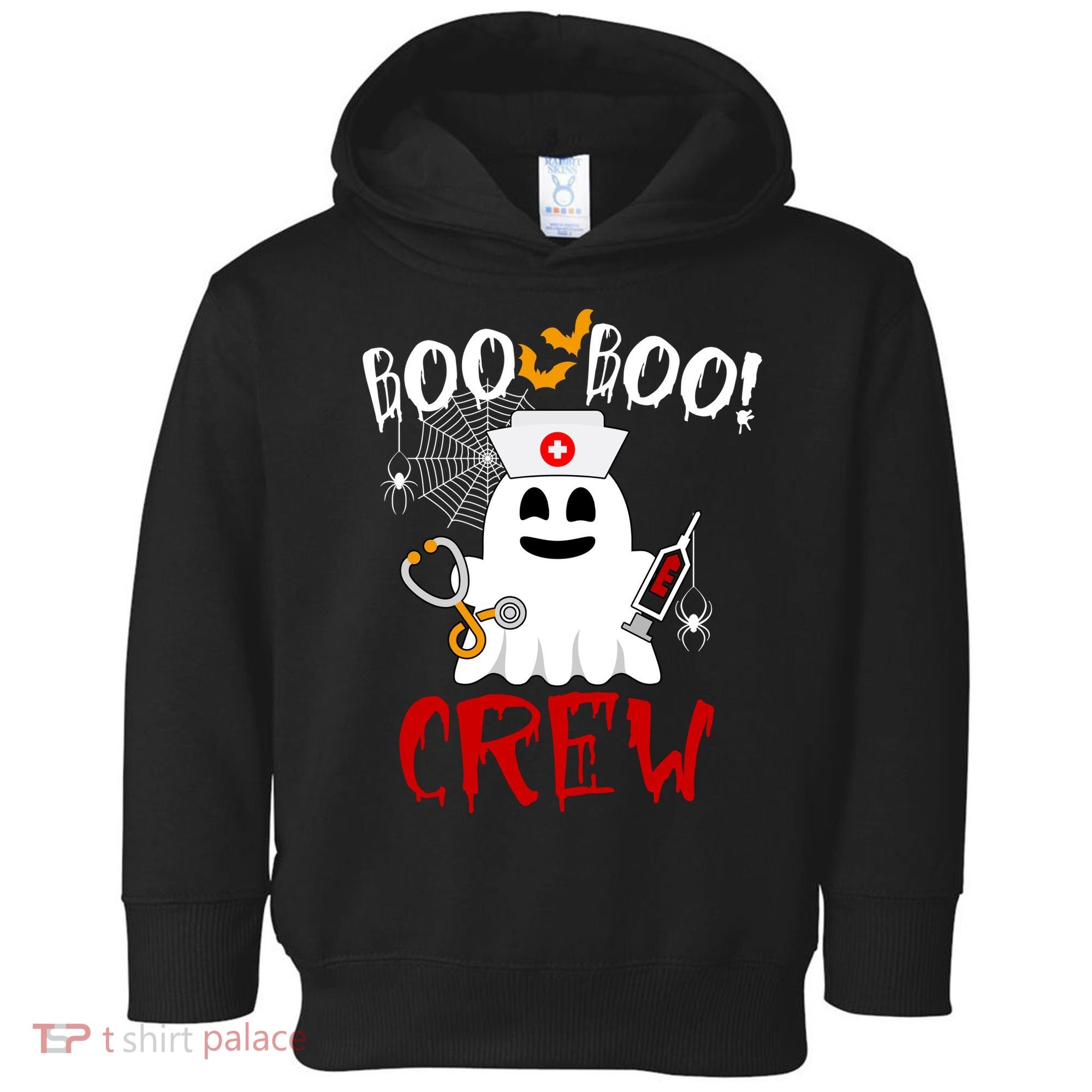 Boo Boo Crew Funny Cute Halloween Toddler Hoodie