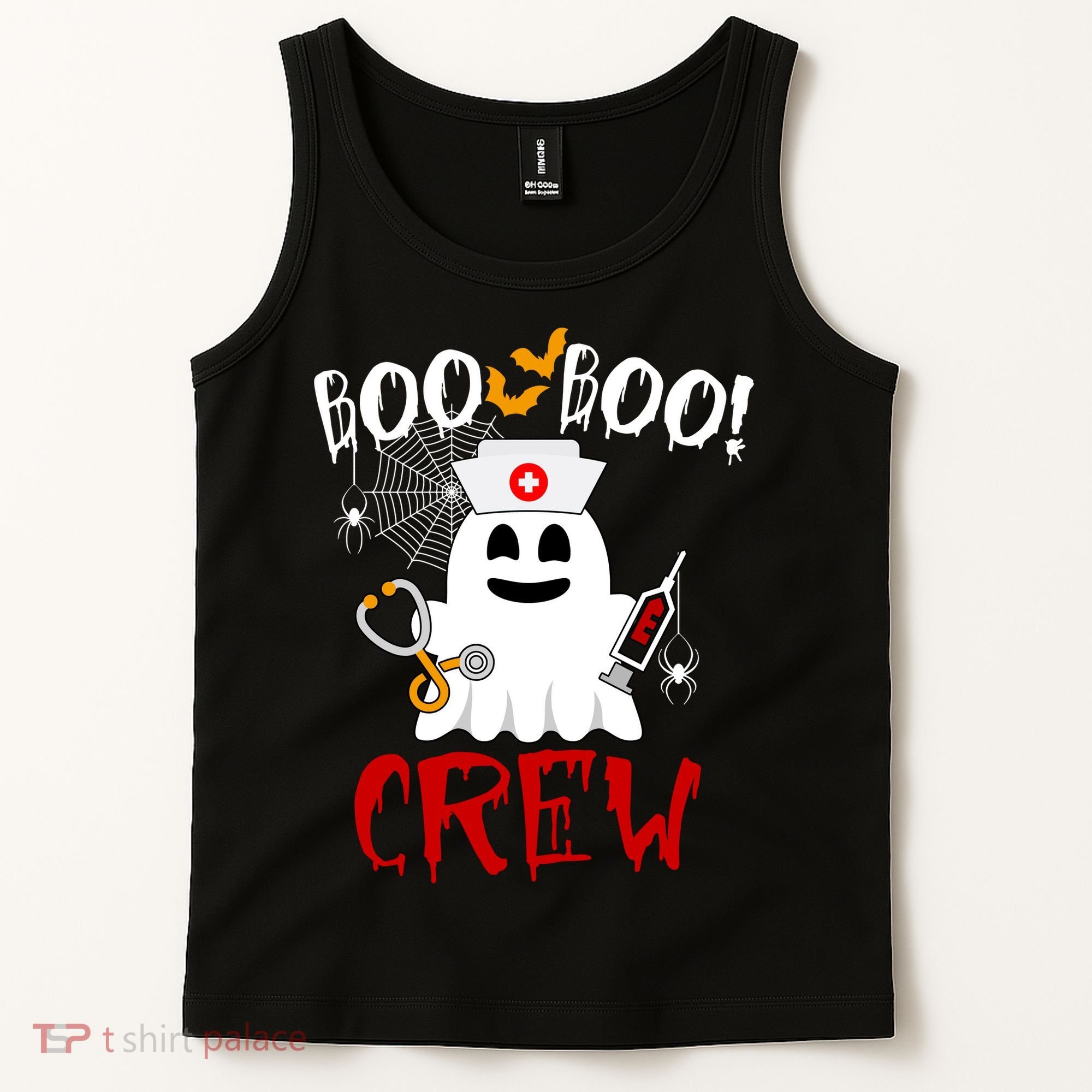 Boo Boo Crew Funny Cute Halloween Tank Top