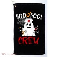 Boo Boo Crew Funny Cute Halloween Golf Towel thumb 0