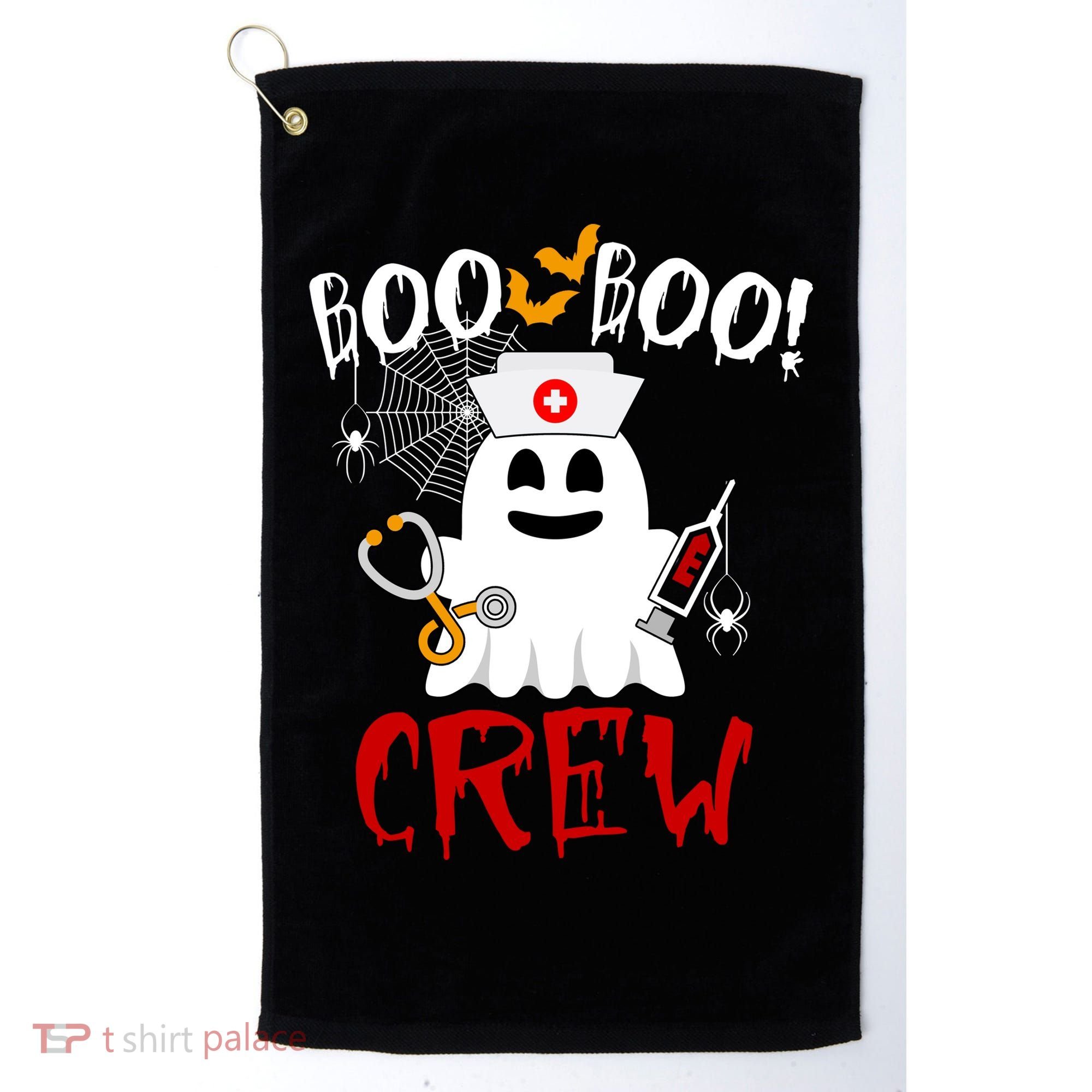 Boo Boo Crew Funny Cute Halloween Golf Towel