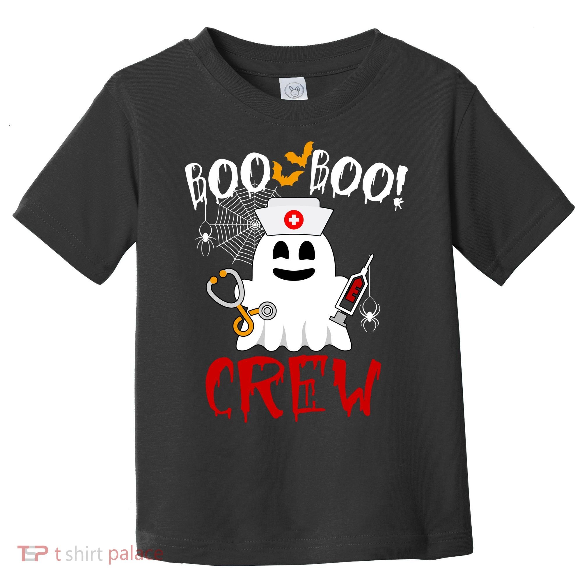 Boo Boo Crew Funny Cute Halloween Toddler T-Shirt