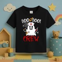 Boo Boo Crew Funny Cute Halloween Toddler T-Shirt thumb 3