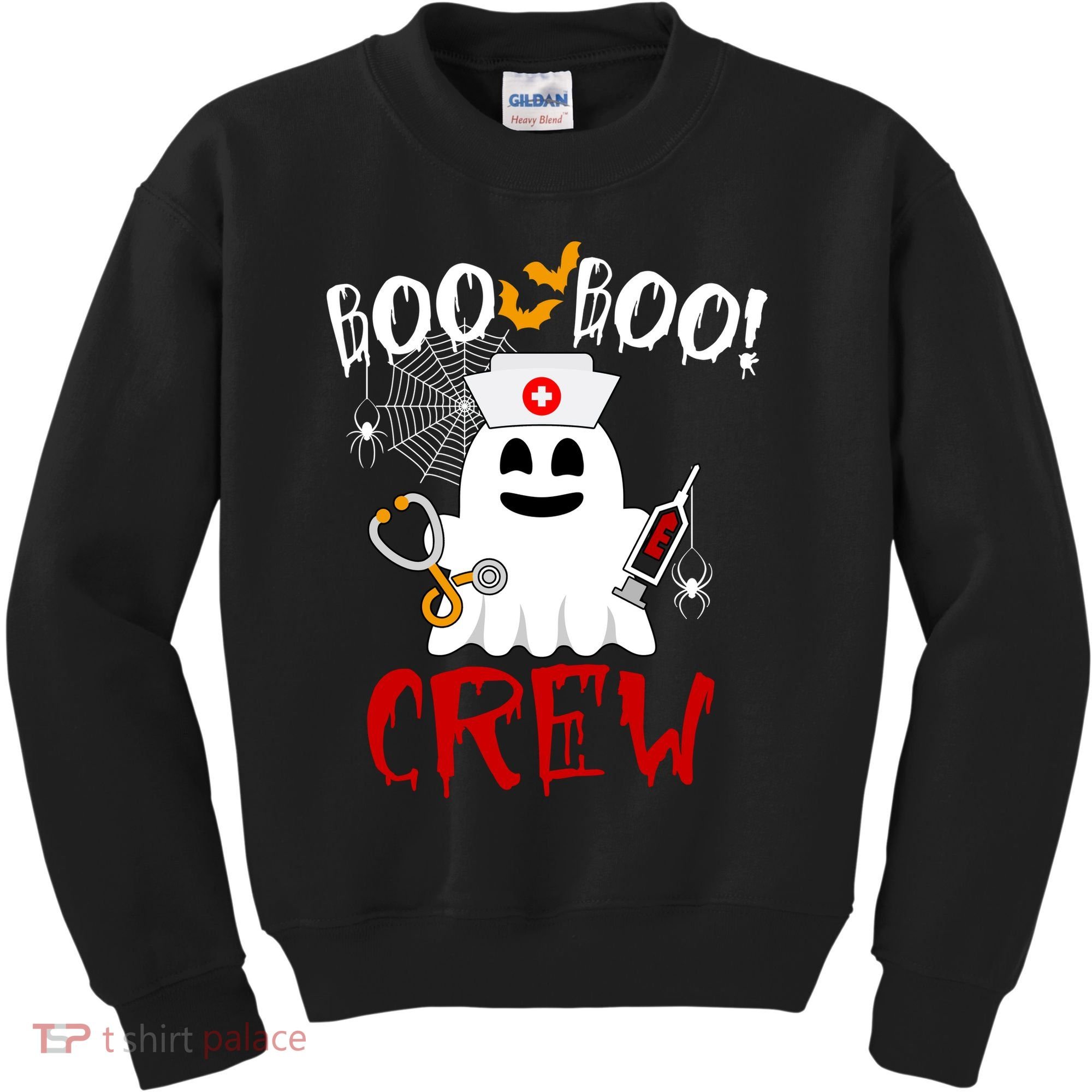 Boo Boo Crew Funny Cute Halloween Kids Sweatshirt