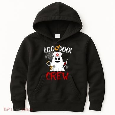 Boo Boo Crew Funny Cute Halloween Kids Hoodie