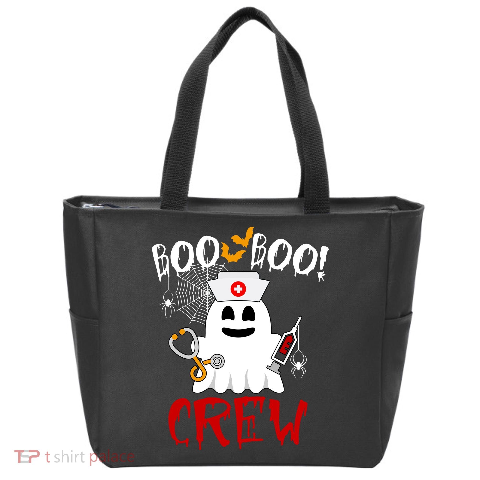 Boo Boo Crew Funny Cute Halloween Tote Bag