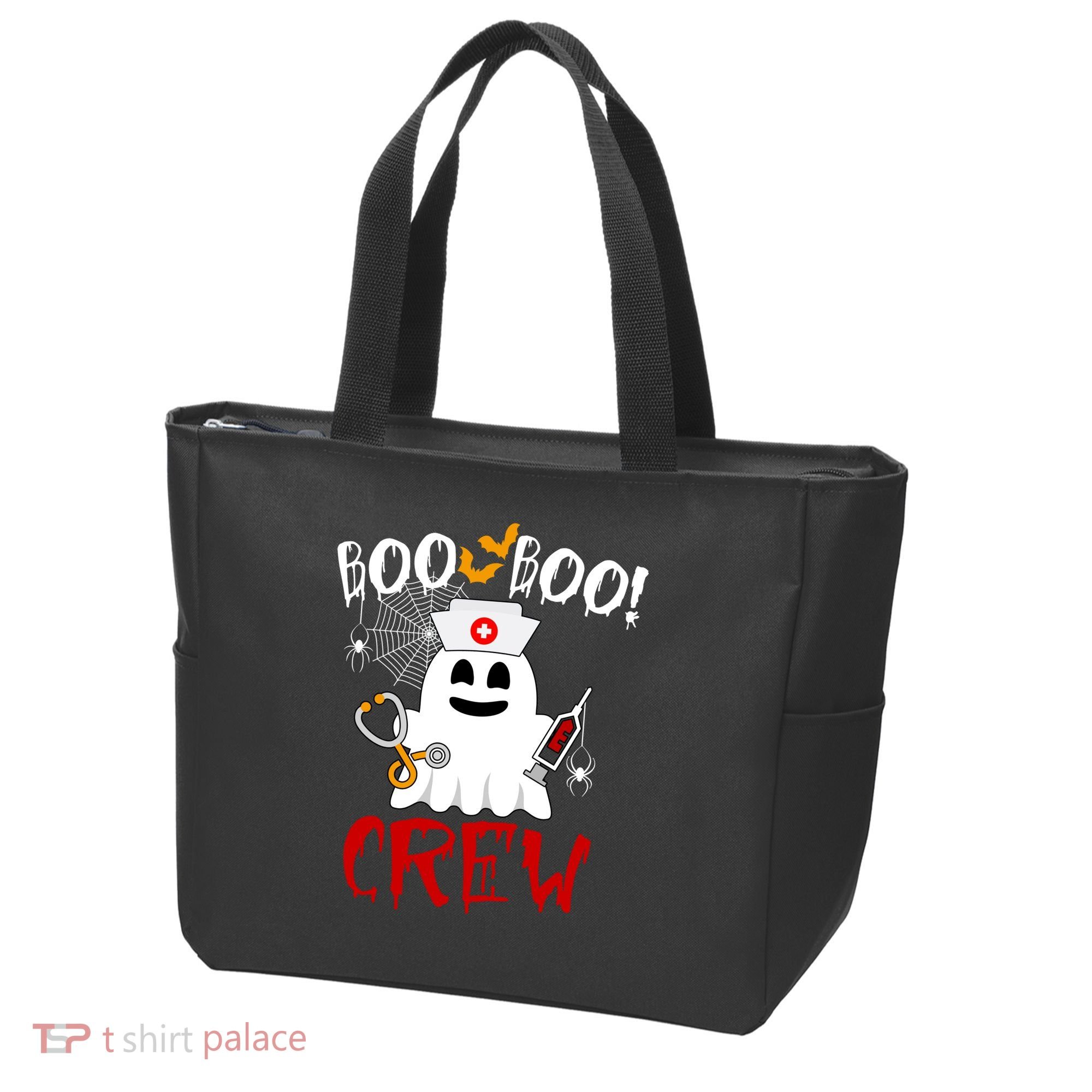 Boo Boo Crew Funny Cute Halloween Tote Bag