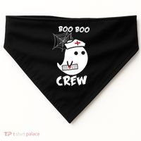 Boo Boo Crew Nurse Ghost Funny Halloween USA-Made Doggie Bandana thumb 0