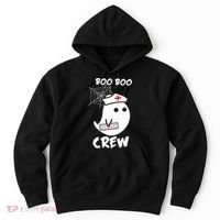 Boo Boo Crew Nurse Ghost Funny Halloween Hoodie thumb 0