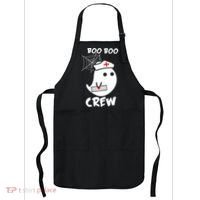 Boo Boo Crew Nurse Ghost Funny Halloween Apron thumb 0