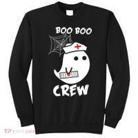 Boo Boo Crew Nurse Ghost Funny Halloween Sweatshirt thumb 0