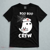 Boo Boo Crew Nurse Ghost Funny Halloween T-Shirt thumb 5
