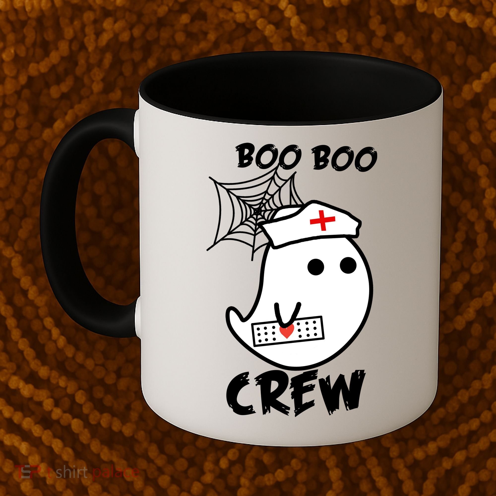 Boo Boo Crew Nurse Ghost Funny Halloween Coffee Mug