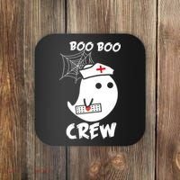 Boo Boo Crew Nurse Ghost Funny Halloween Coaster thumb 0