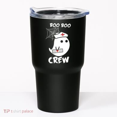 Boo Boo Crew Nurse Ghost Funny Halloween Tumbler