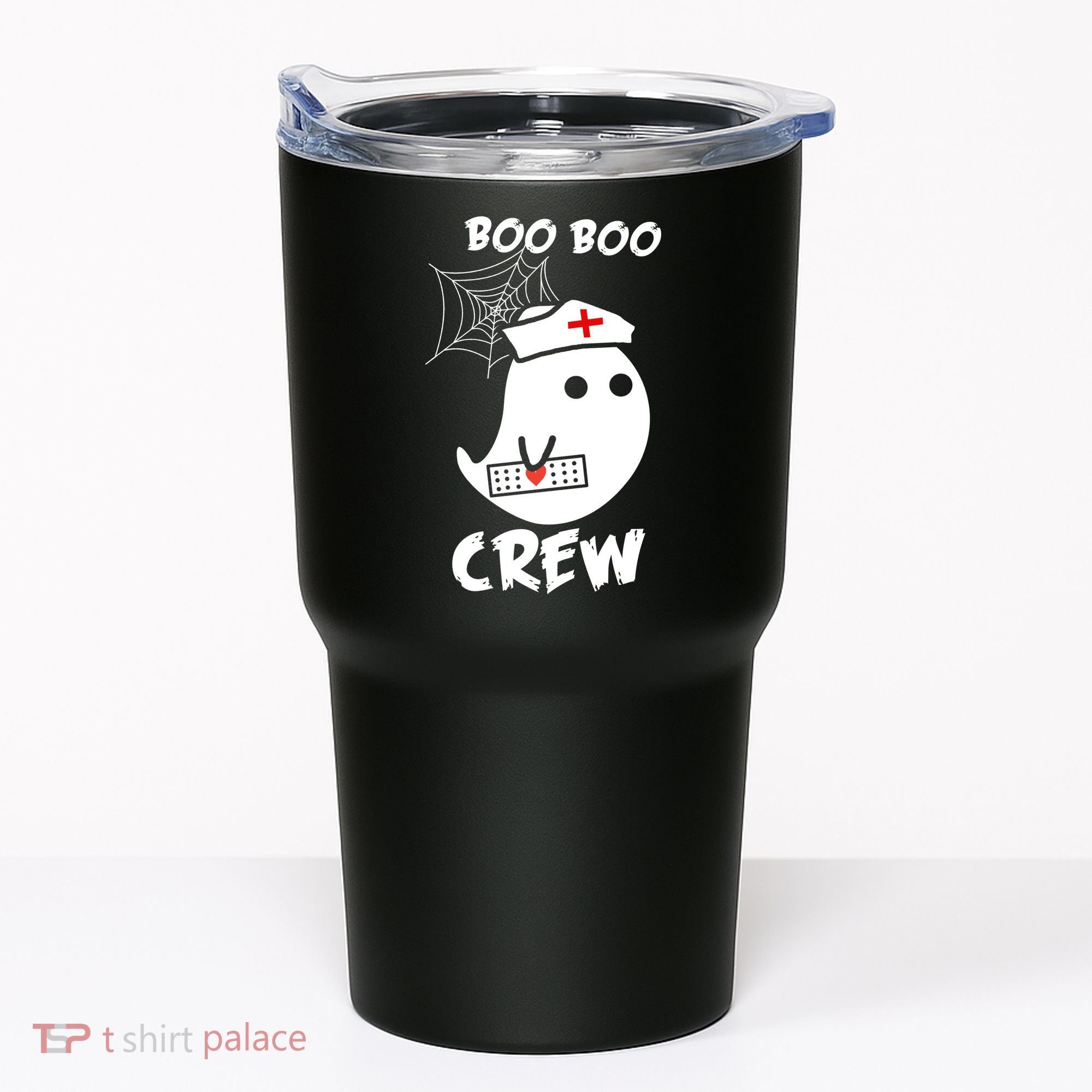 Boo Boo Crew Nurse Ghost Funny Halloween Tumbler