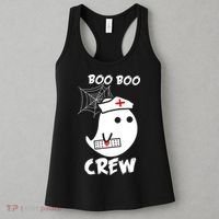 Boo Boo Crew Nurse Ghost Funny Halloween Women's Tank Top thumb 3