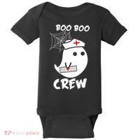 Boo Boo Crew Nurse Ghost Funny Halloween Baby Bodysuit thumb 0