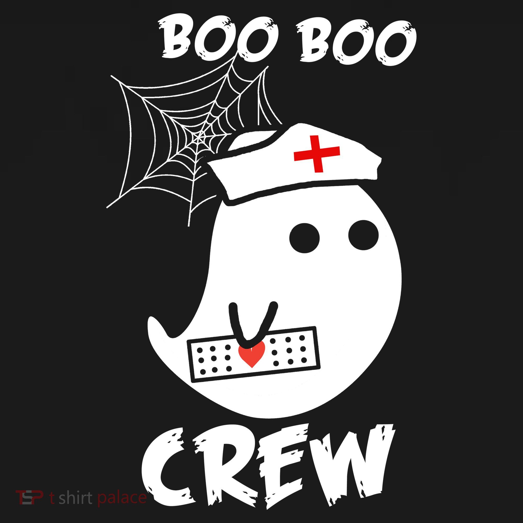 Boo Boo Crew Nurse Ghost Funny Halloween Toddler Hoodie