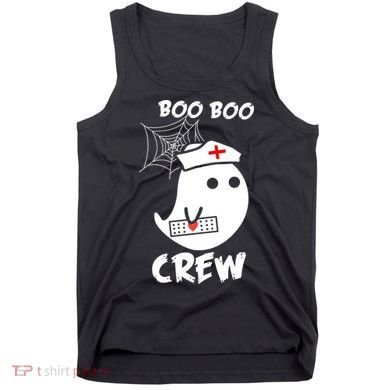 Boo Boo Crew Nurse Ghost Funny Halloween Tank Top