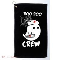 Boo Boo Crew Nurse Ghost Funny Halloween Golf Towel thumb 0
