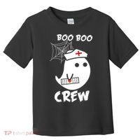 Boo Boo Crew Nurse Ghost Funny Halloween Toddler T-Shirt thumb 0