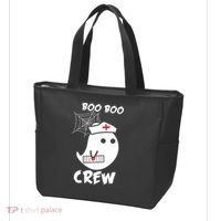 Boo Boo Crew Nurse Ghost Funny Halloween Tote Bag thumb 3