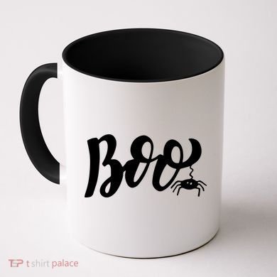 Boo Cut Spider Halloween Coffee Mug