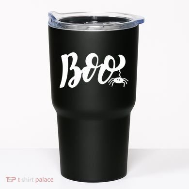 Boo Cut Spider Halloween Tumbler