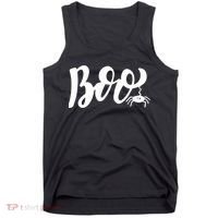 Boo Cut Spider Halloween Tank Top thumb 0
