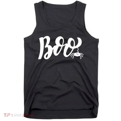 Boo Cut Spider Halloween Tank Top