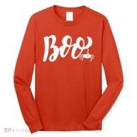 Boo Cut Spider Halloween Long Sleeve Shirt thumb 0