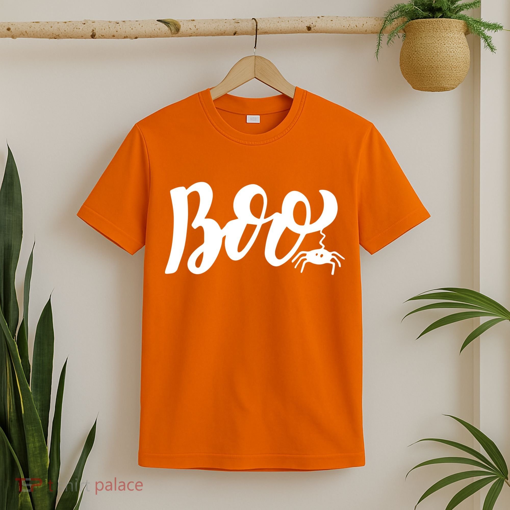 Boo Cut Spider Halloween T-Shirt