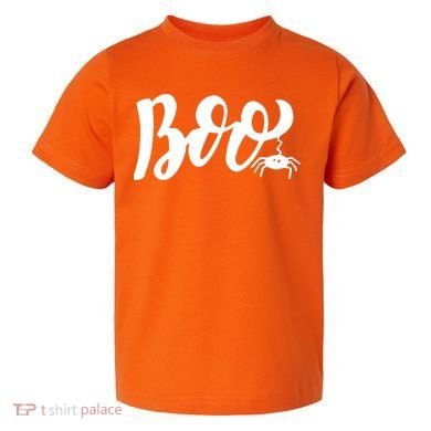 Boo Cut Spider Halloween Toddler T-Shirt