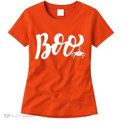 Boo Cut Spider Halloween Women's T-Shirt