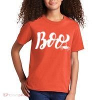 Boo Cut Spider Halloween Kids T-Shirt thumb 2