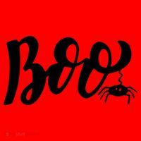 Boo Cut Spider Halloween Santa Hat thumb 1
