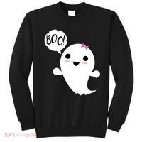 Boo Cute Halloween Girl Ghost Sweatshirt thumb 0