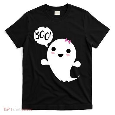 Boo Cute Halloween Girl Ghost T-Shirt