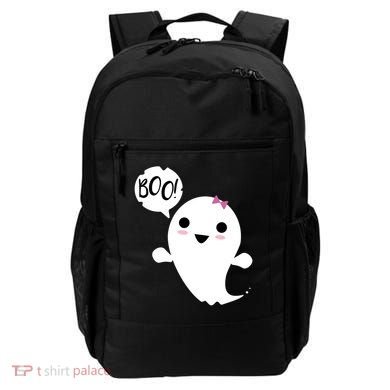 Boo Cute Halloween Girl Ghost Backpack