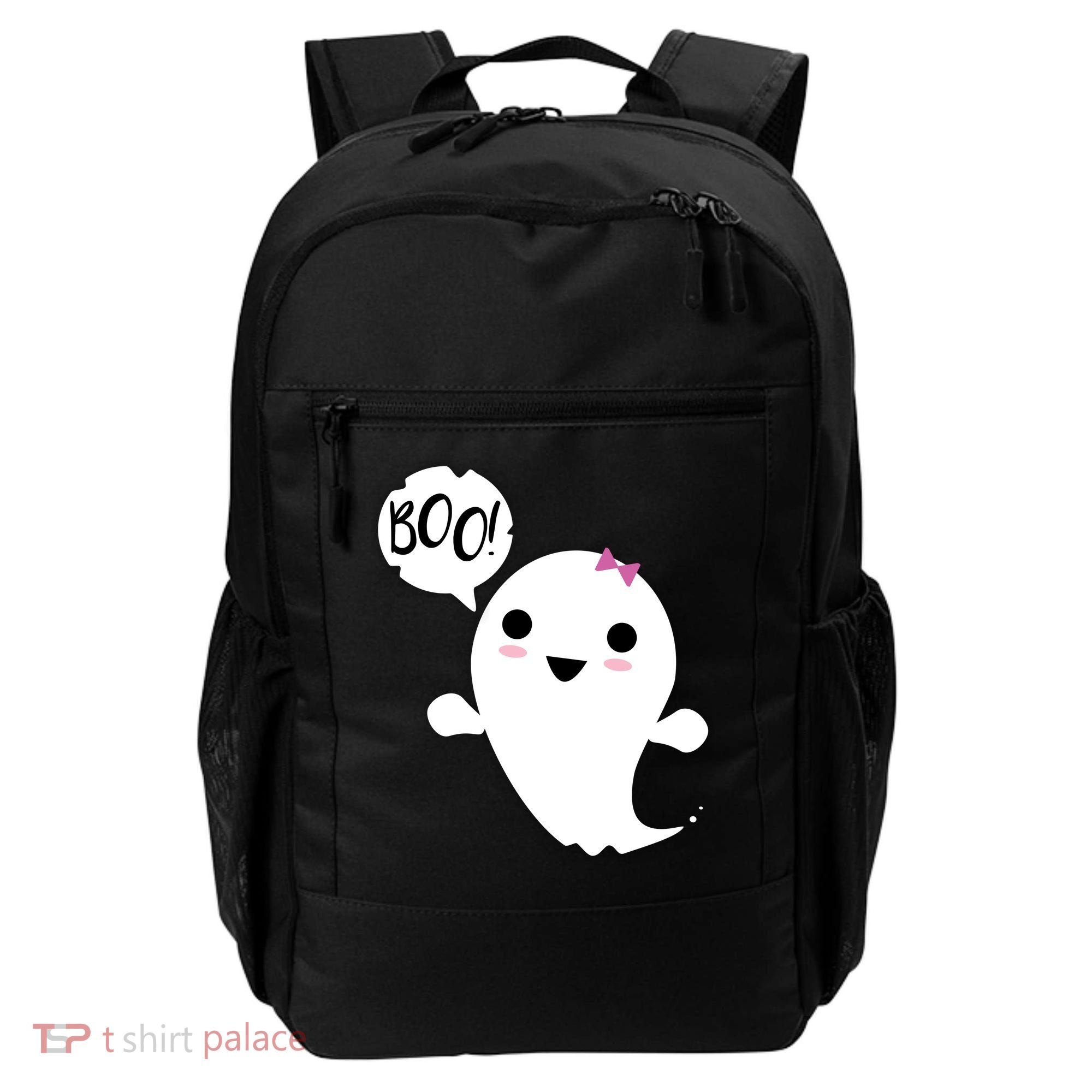 Boo Cute Halloween Girl Ghost Backpack