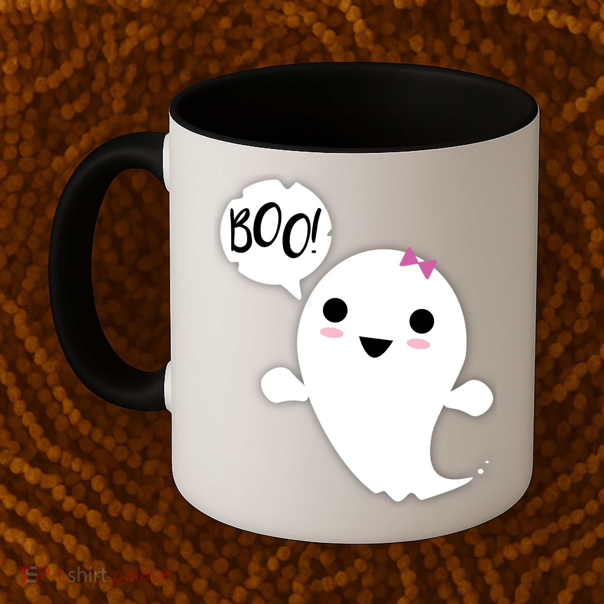 Boo Cute Halloween Girl Ghost Coffee Mug