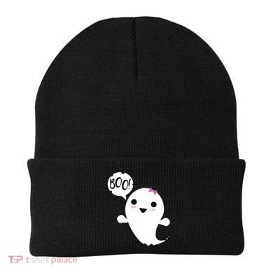 Boo Cute Halloween Girl Ghost Beanie
