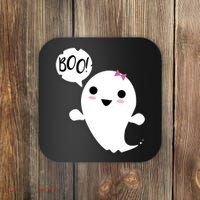 Boo Cute Halloween Girl Ghost Coaster thumb 0