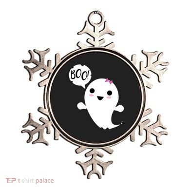 Boo Cute Halloween Girl Ghost Ornament