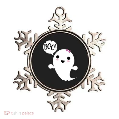 Boo Cute Halloween Girl Ghost Ornament