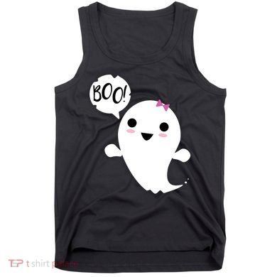 Boo Cute Halloween Girl Ghost Tank Top