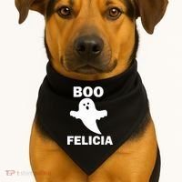 Boo Felicia USA-Made Doggie Bandana thumb 1