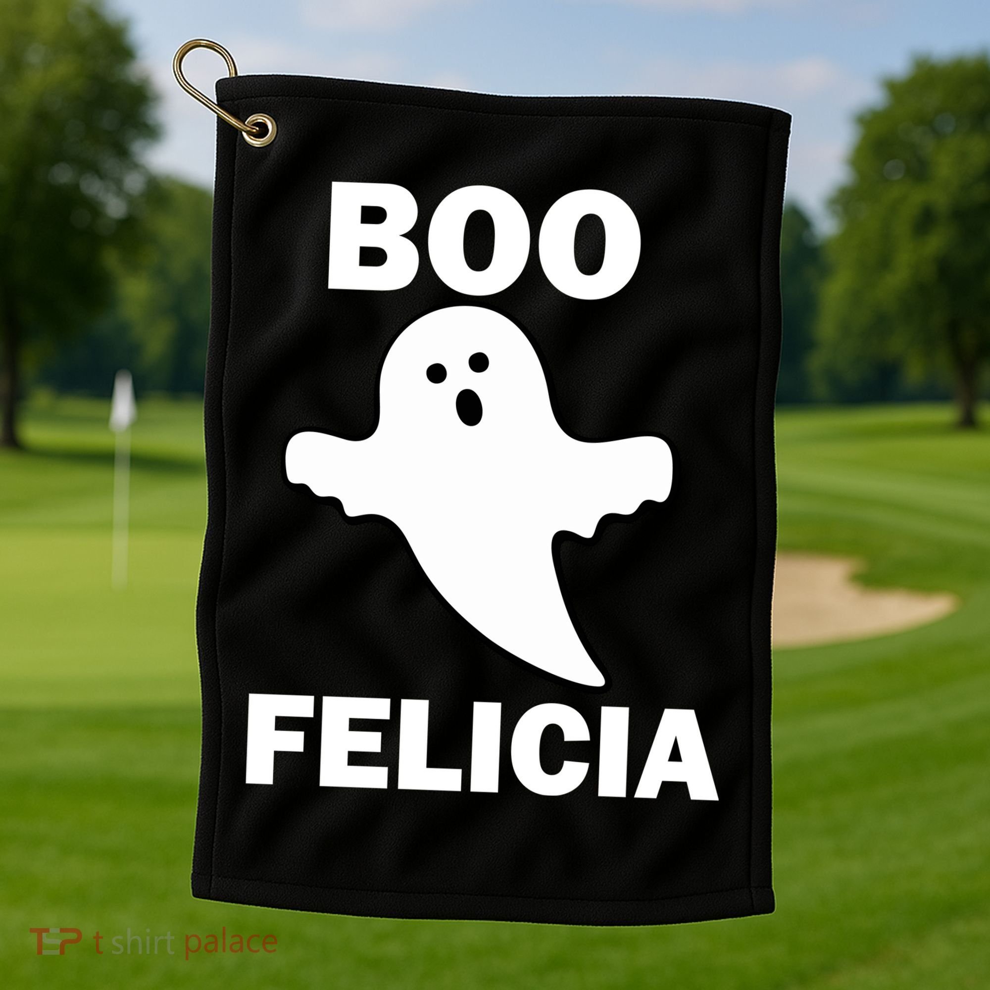 Boo Felicia Golf Towel