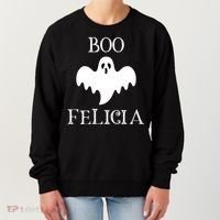 Boo Felicia Funny Halloween Women's Sweatshirt thumb 0