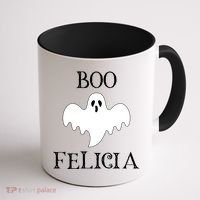 Boo Felicia Funny Halloween Coffee Mug thumb 1